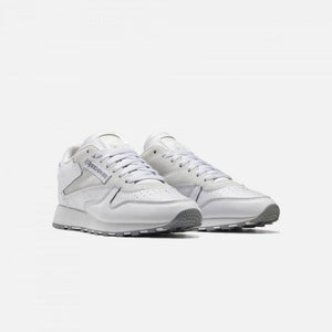 Reebok | CLASSIC LEATHER  { WHITE / PURE GREY