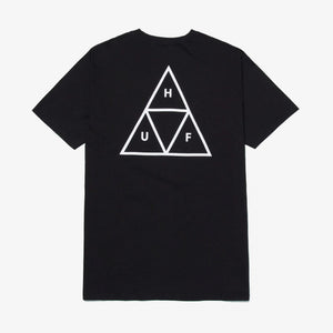HUF | ESSENTIALS TT TEE  { BLACK