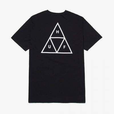 HUF | ESSENTIALS TT TEE  { BLACK