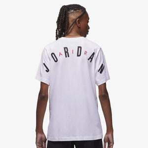 Jordan | JORDAN AIR T-SHIRT  { BLACK / GYM RED