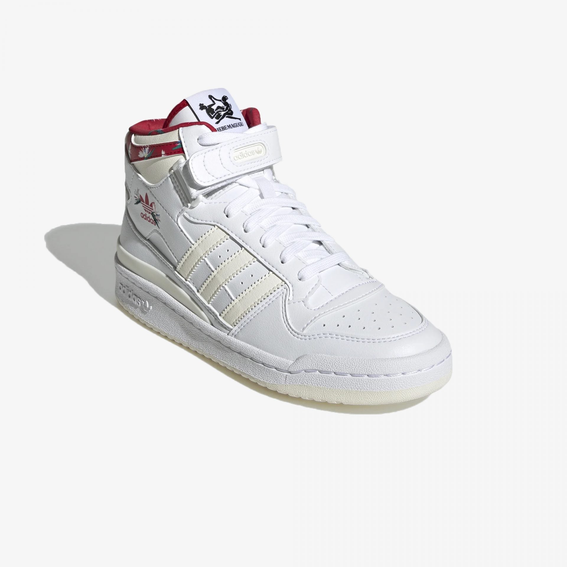 Adidas Originals | FORUM MID W  { WHITE/RED