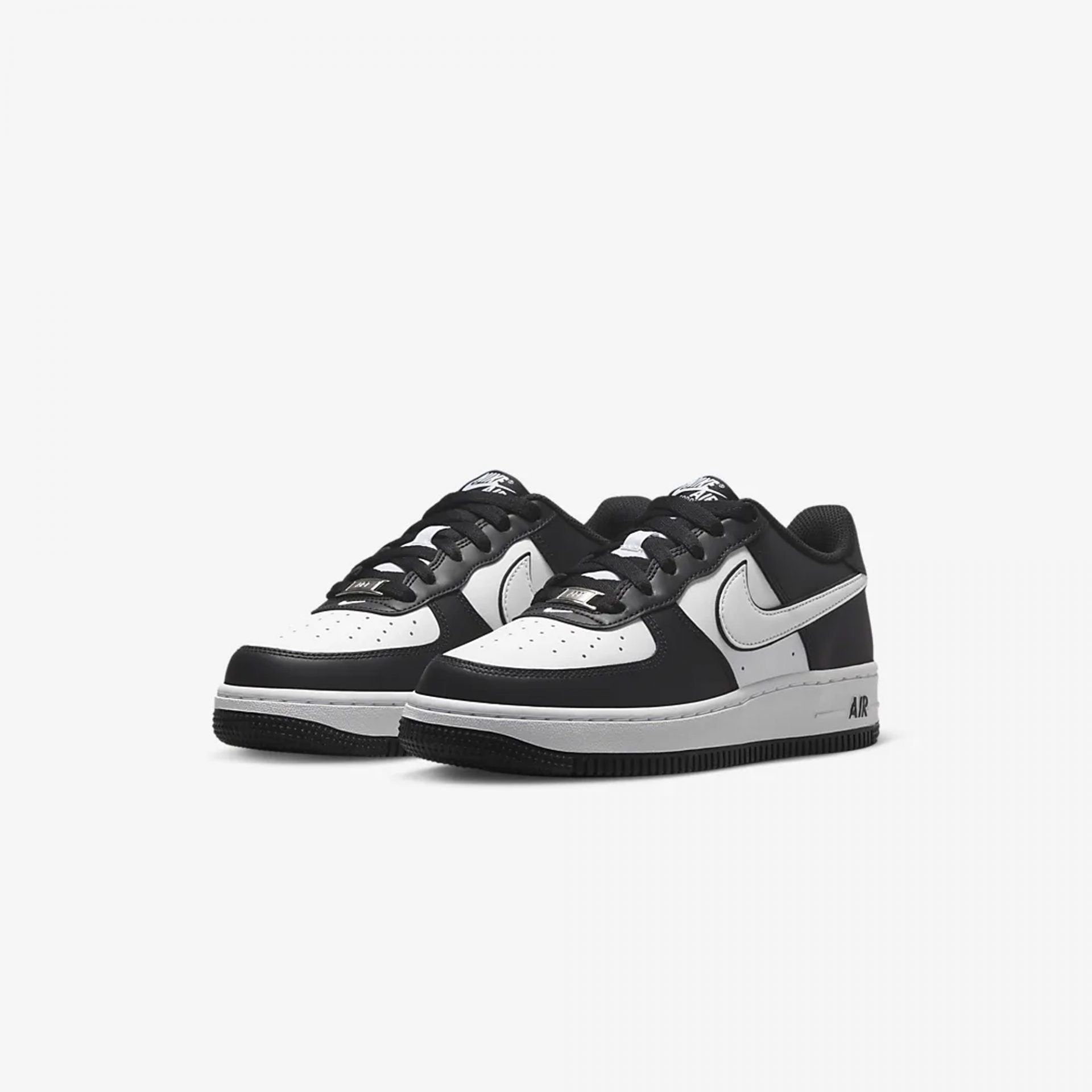 Nike | AIR FORCE 1 LV8 2 (GS)  { BLACK/WHITE