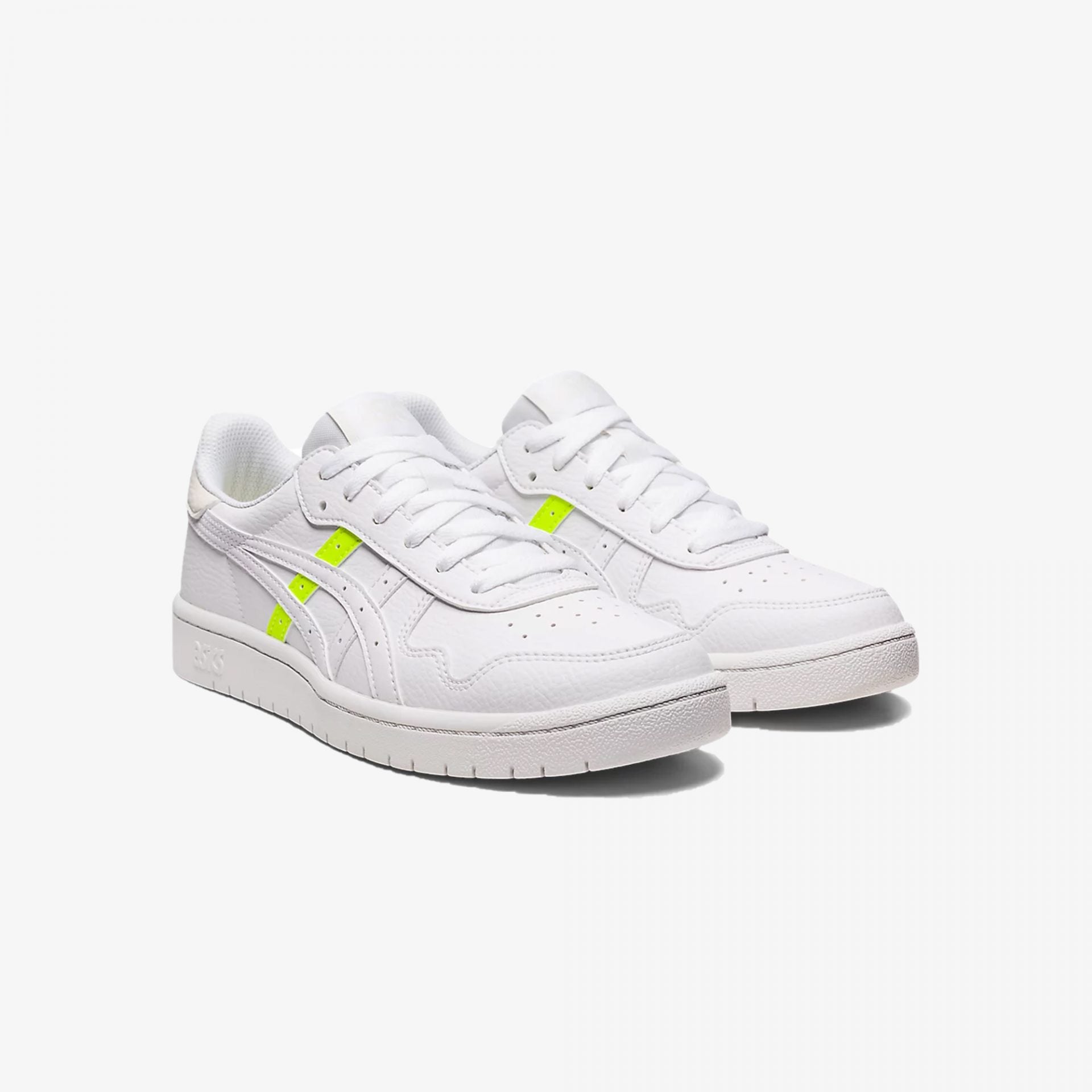 Asics | JAPAN S  { WHITE/SAFETY YELLOW