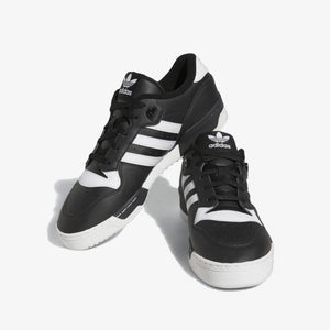 Adidas Originals | RIVALRY LOW  { BLACK/WHITE