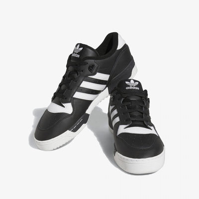 Adidas Originals | RIVALRY LOW  { BLACK/WHITE