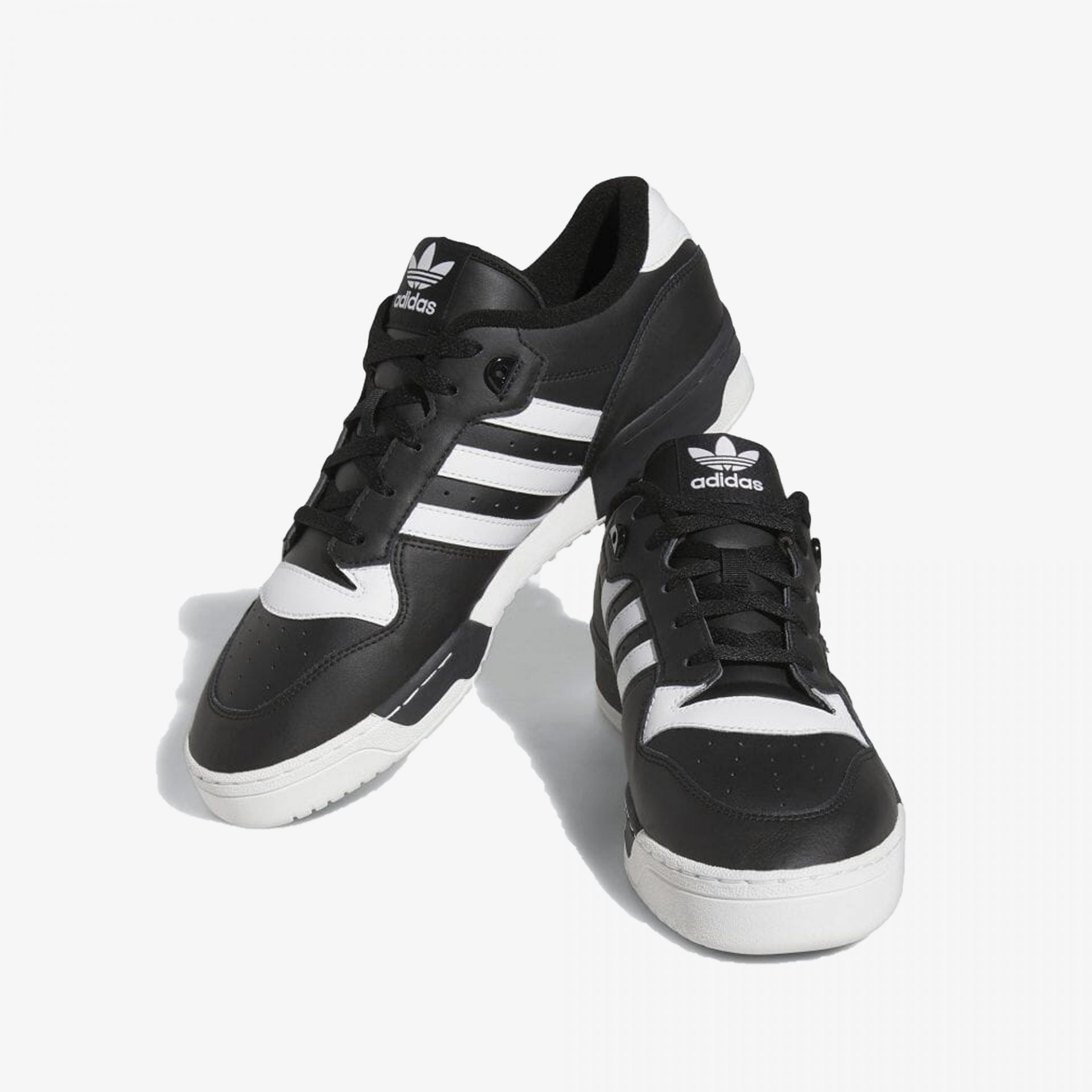 Adidas Originals | RIVALRY LOW  { BLACK/WHITE