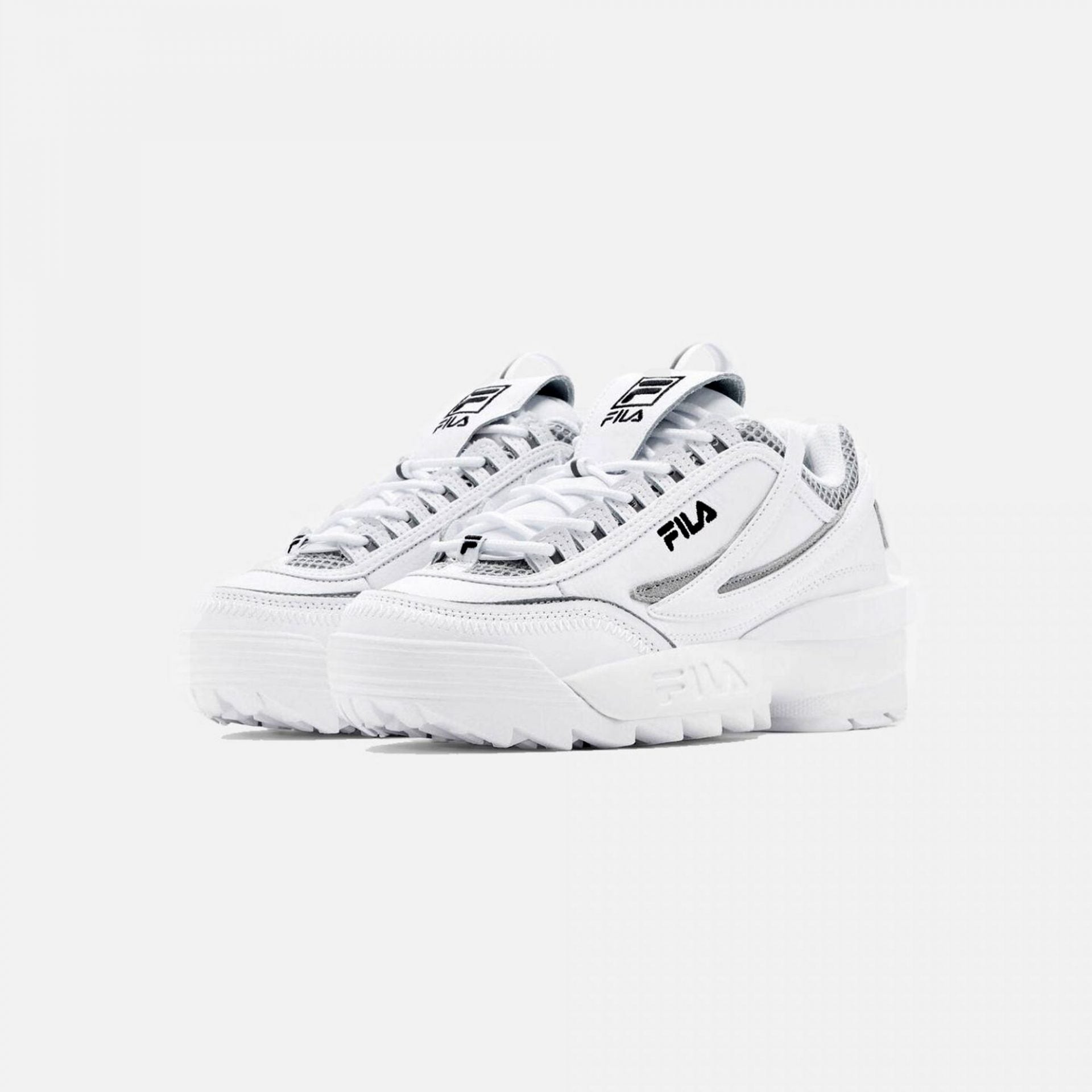 Fila | DISRUPTOR II EXP  { WHITE / HIGH RISE