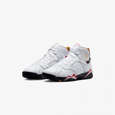 Jordan | AIR JORDAN RETRO 7  { WHITE/BLACK-CARDINAL RED-CHUTNEY (GS)