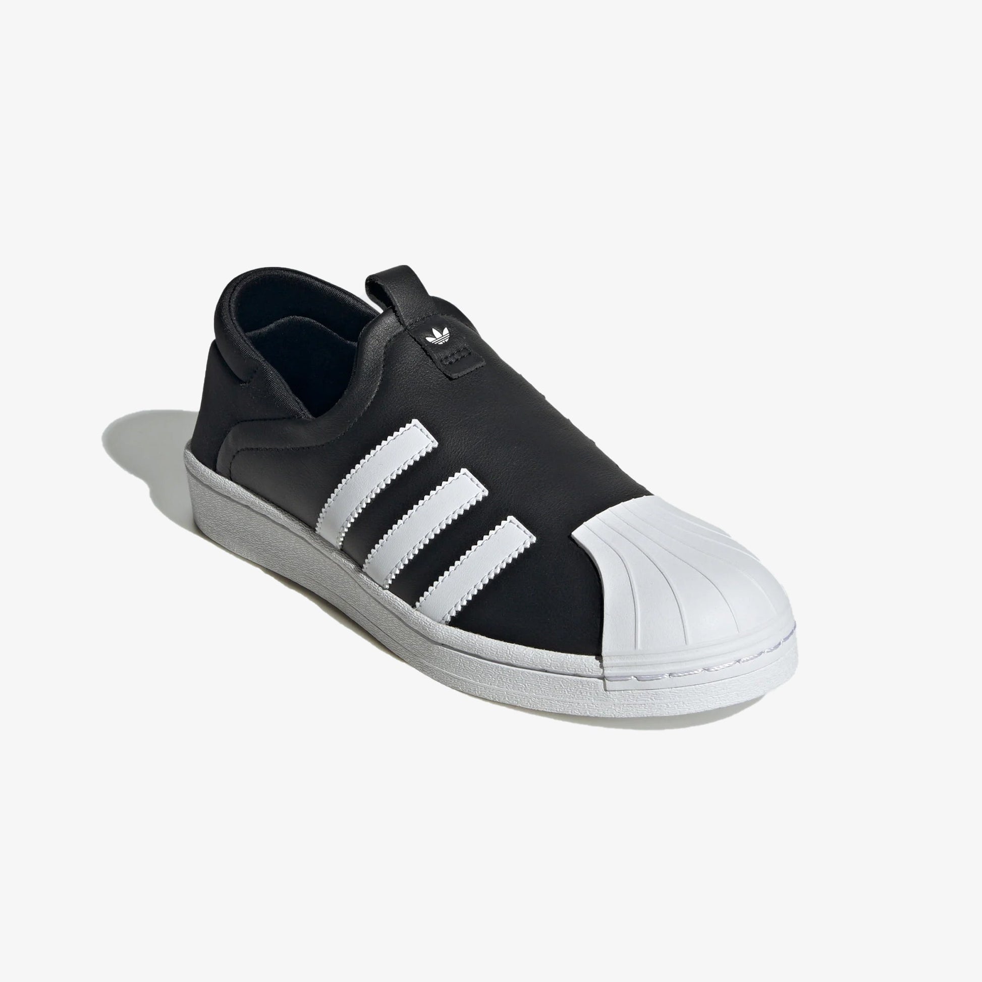 Adidas Originals | SUPERSTAR SLIP-ON  { CORE BLACK/CLOUD WHITE