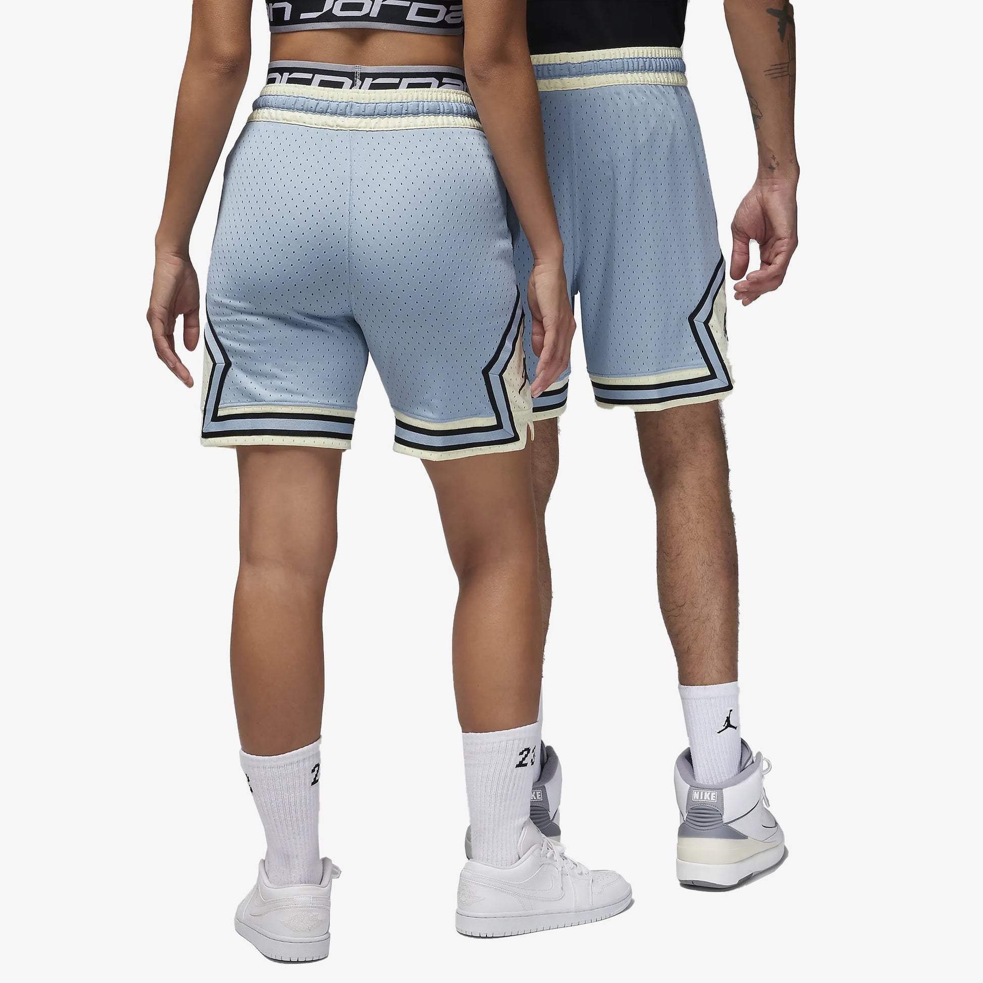 Jordan | DIAMOND SHORTS  { BLUE GREY/COCONUT MILK/BLACK