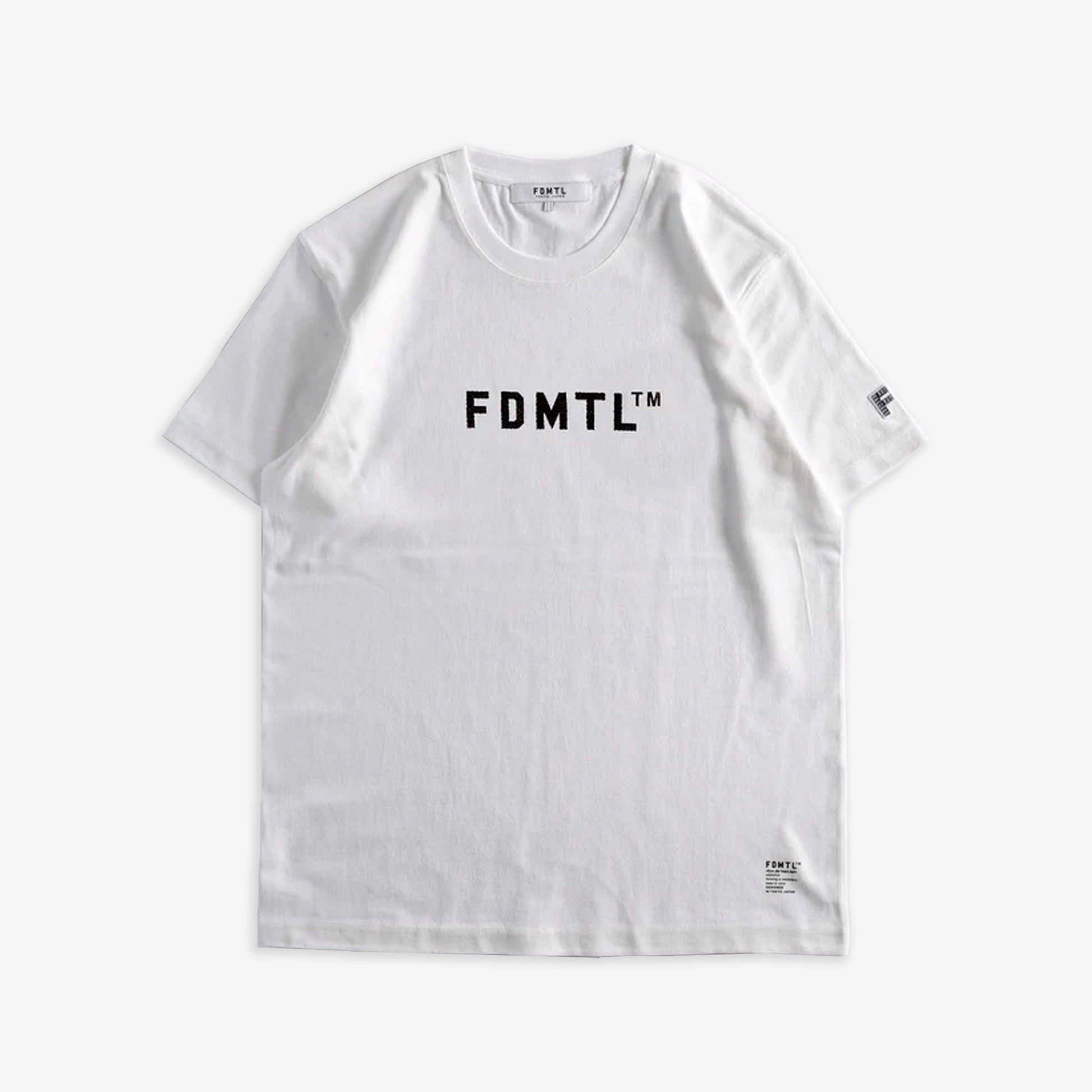 FDMTL | EMBROIDERY LOGO TEE  { WHITE
