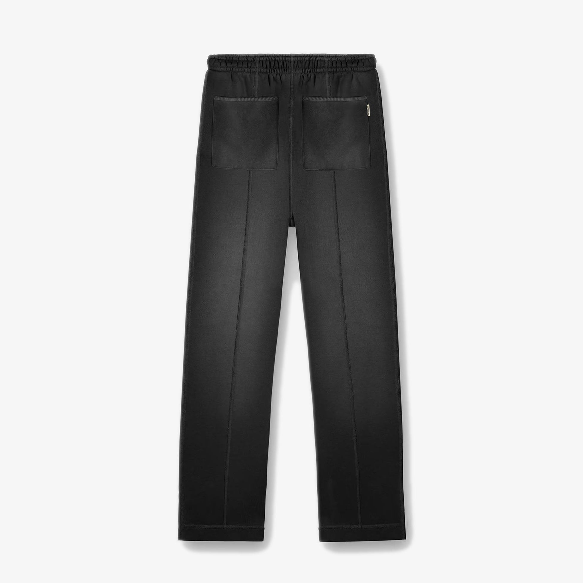 REPRESENT | STEPPED HEM SWEATPANTS { STAINED BLACK