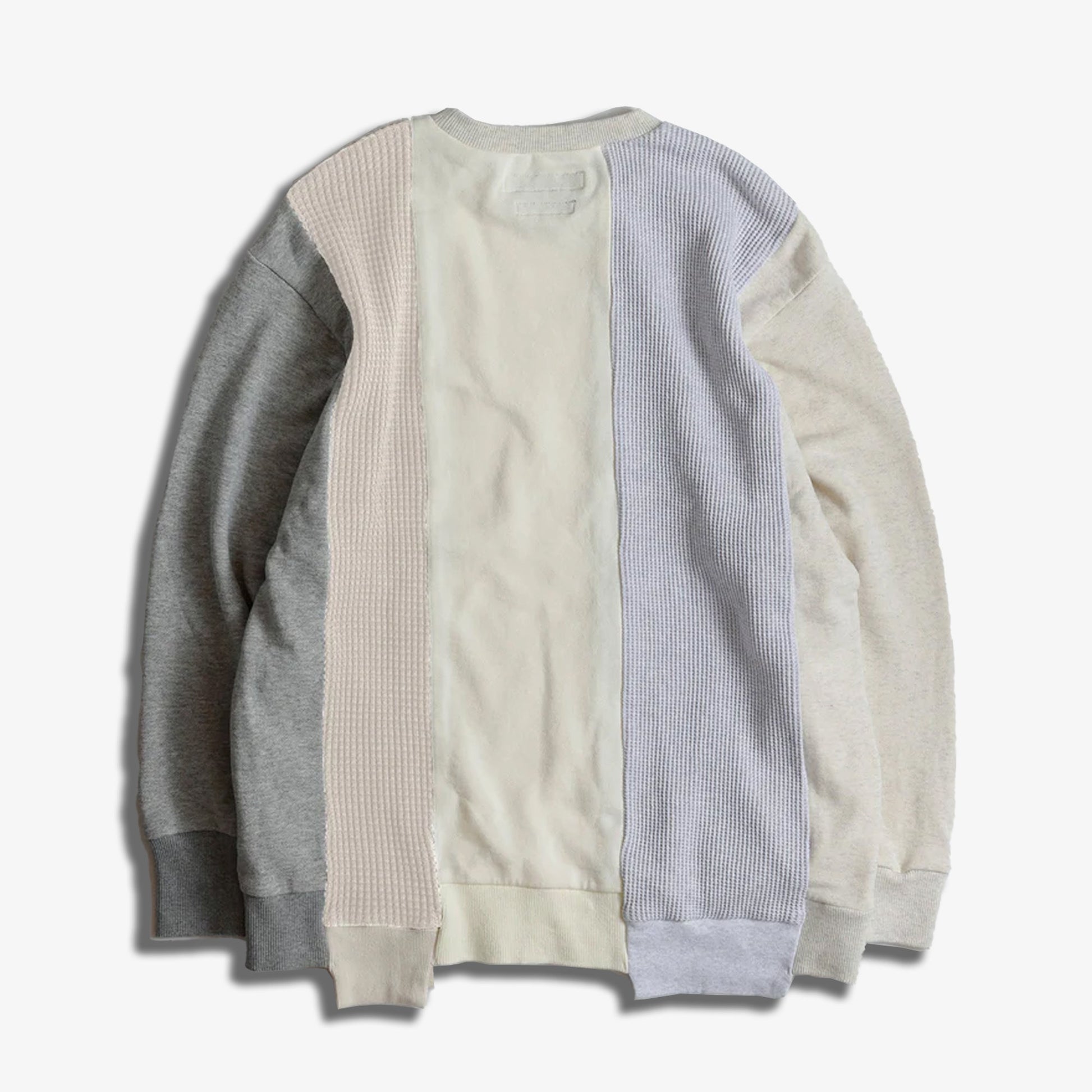 FDMTL | PATCHWORK SWEATSHIRT { WHITE