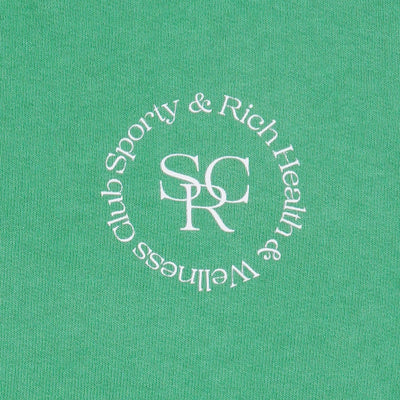 SPORTY & RICH | SRHWC DISCO SHORT { VERDE/WHITE