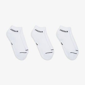 Jordan | EVERYDAY NO-SHOW SOCKS (3 PAIRS) { WHITE/BLACK