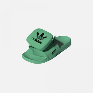Adidas Originals | POUCHYLETTE SLIDES  { HI-RES GREEN