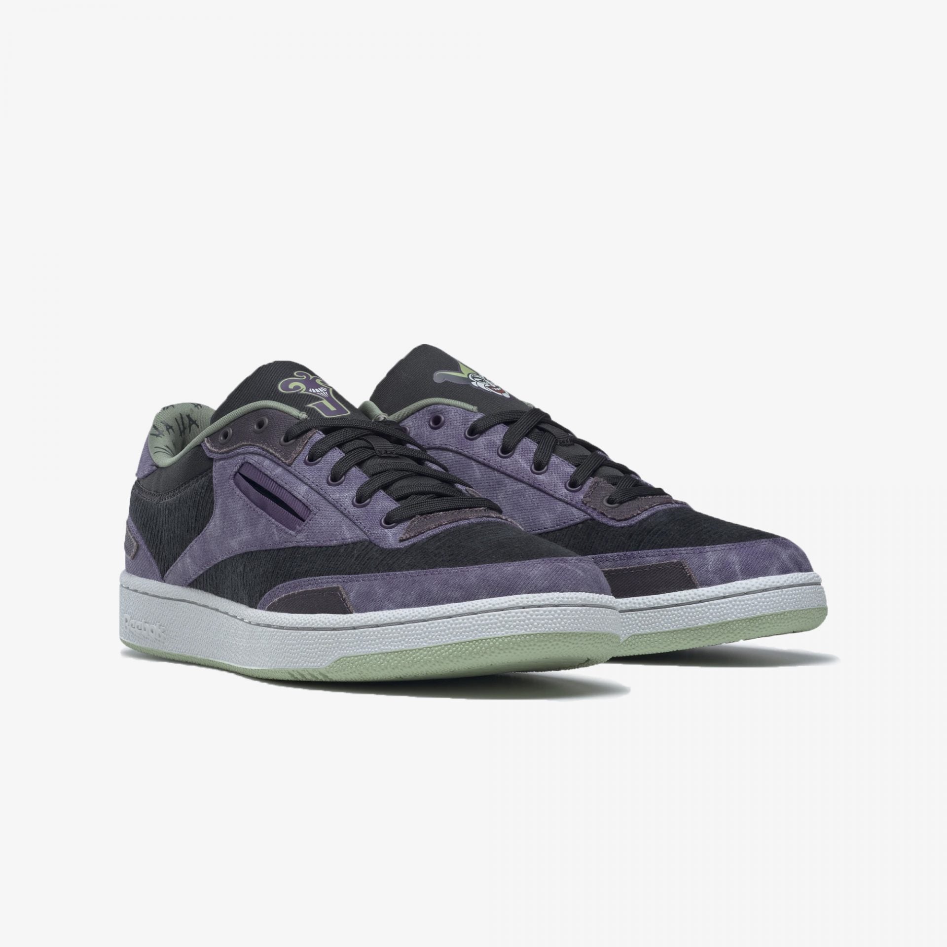 Reebok | DC X CLUB C JOKER  { PURPLE/BLACK