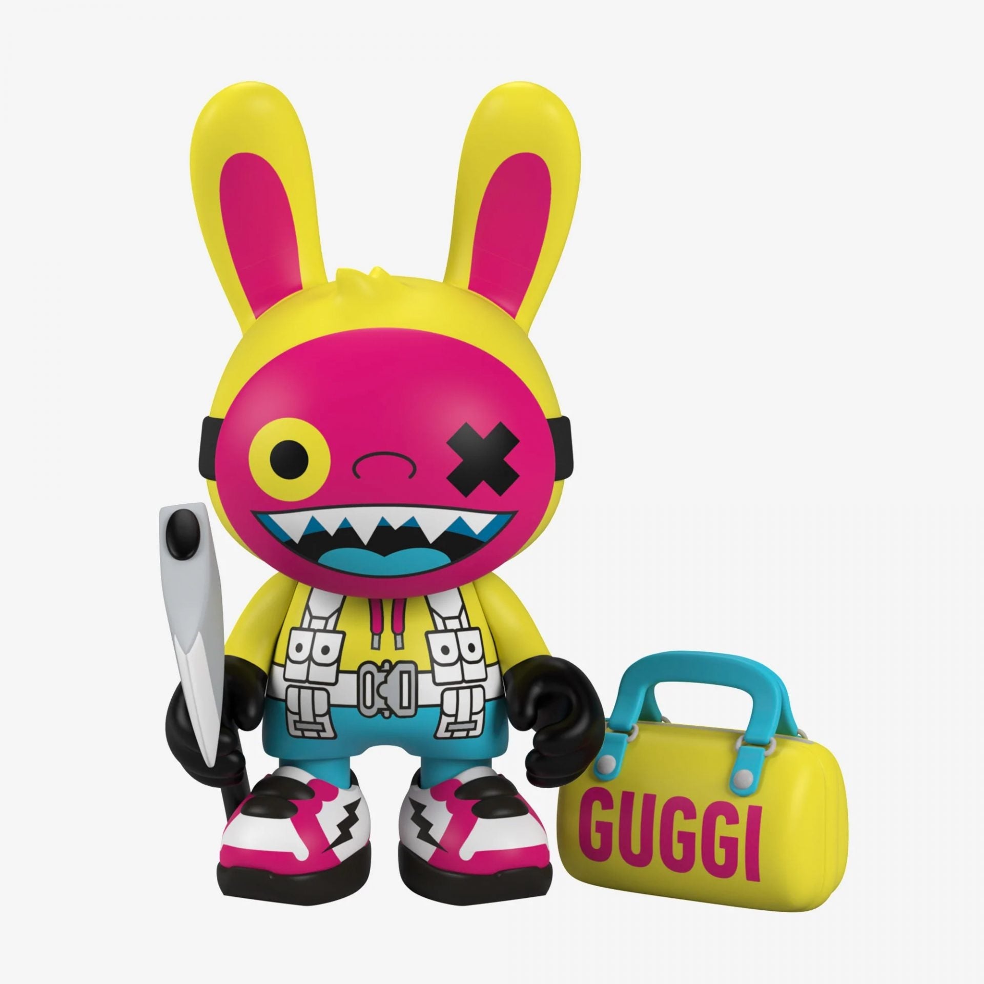 SUPERPLASTIC | “CONCEAL N’ BURY” FASHION EDC SUPERGUGGI 8″ BY GUGGIMON
