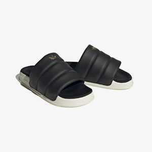 Adidas Originals | ADILETTE ESSENTIAL  { BLACK/WHITE