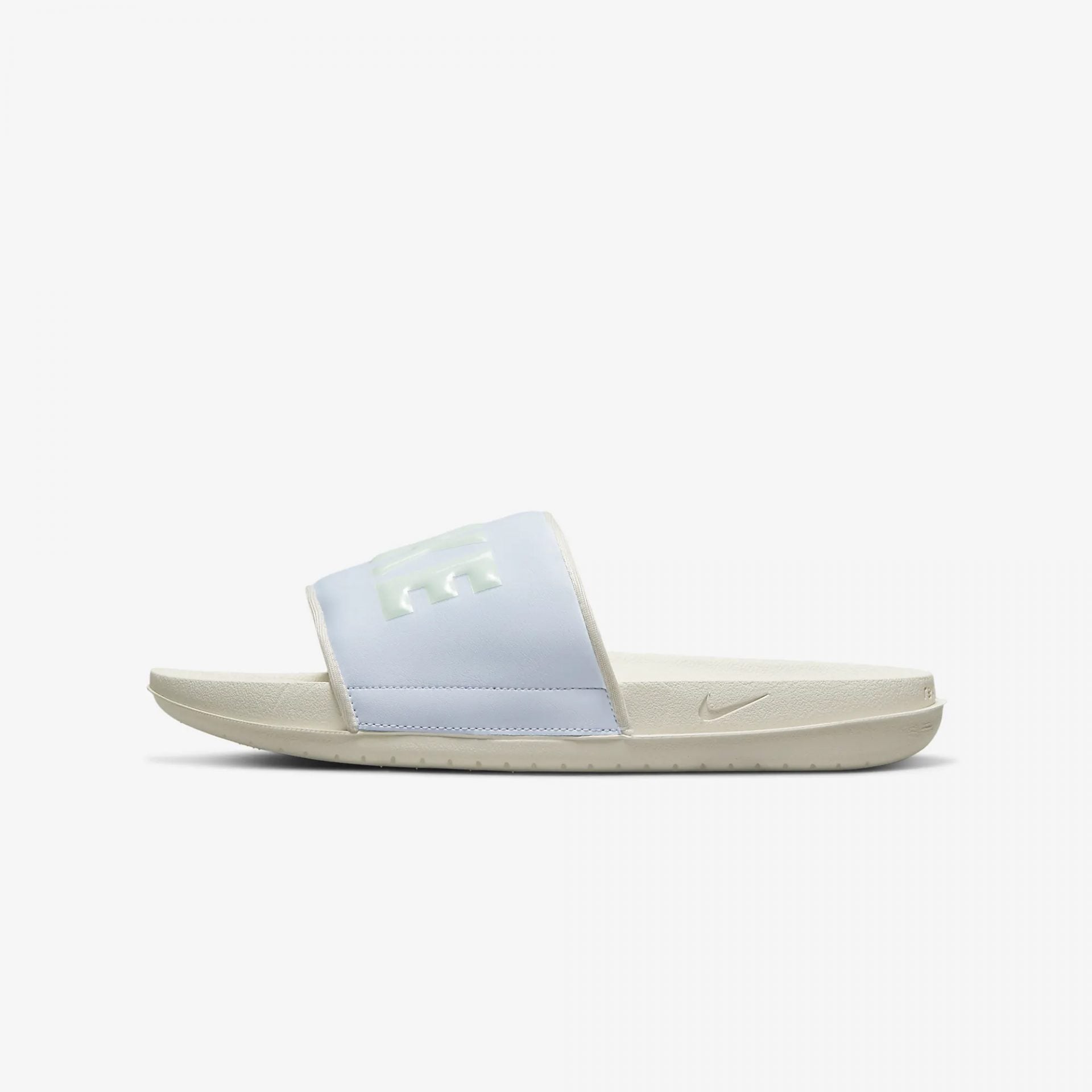 Nike | OFFCOURT SLIDES  { PHANTOM/BARELY GREEN
