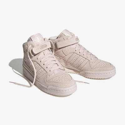 Adidas Originals | FORUM MID  { CREAM WHITE