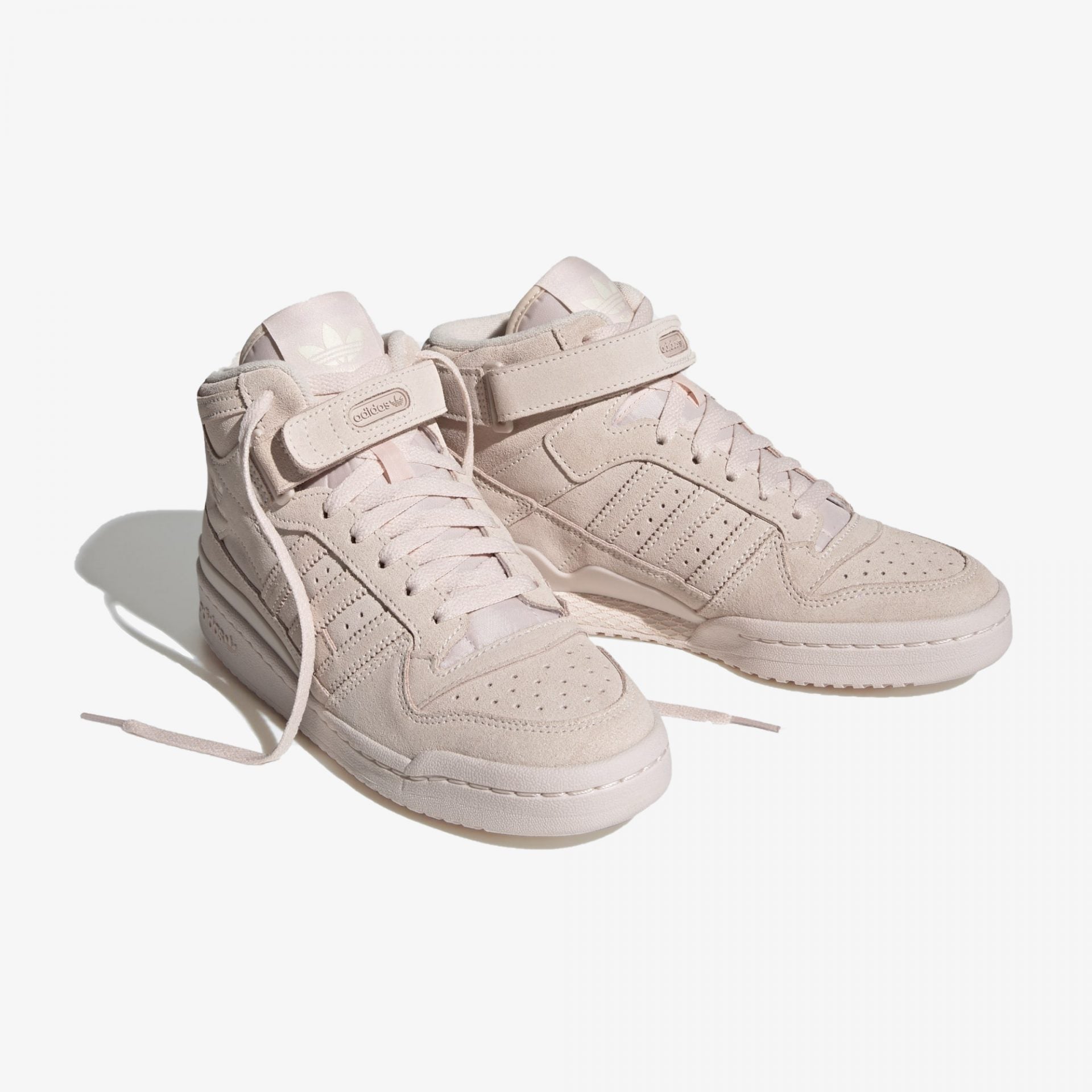Adidas Originals | FORUM MID  { CREAM WHITE