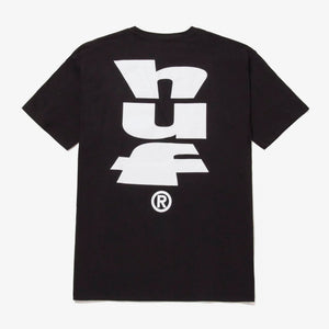 HUF | MEGABLAST TEE  { BLACK