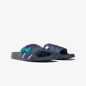 Reebok | CLASSIC SLIDES  { CORE BLACK / PURE GREY 7