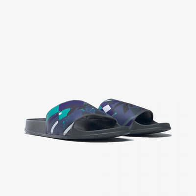 Reebok | CLASSIC SLIDES  { CORE BLACK / PURE GREY 7
