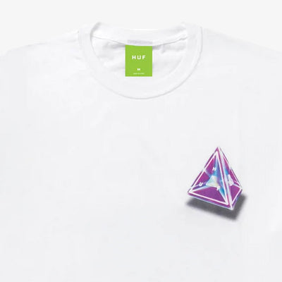 HUF | TESSERACT TT TEE  { WHITE