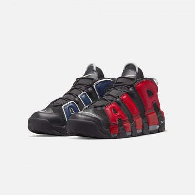 Nike | AIR MORE UPTEMPO '96 { BLACK / UNIVERSITY RED
