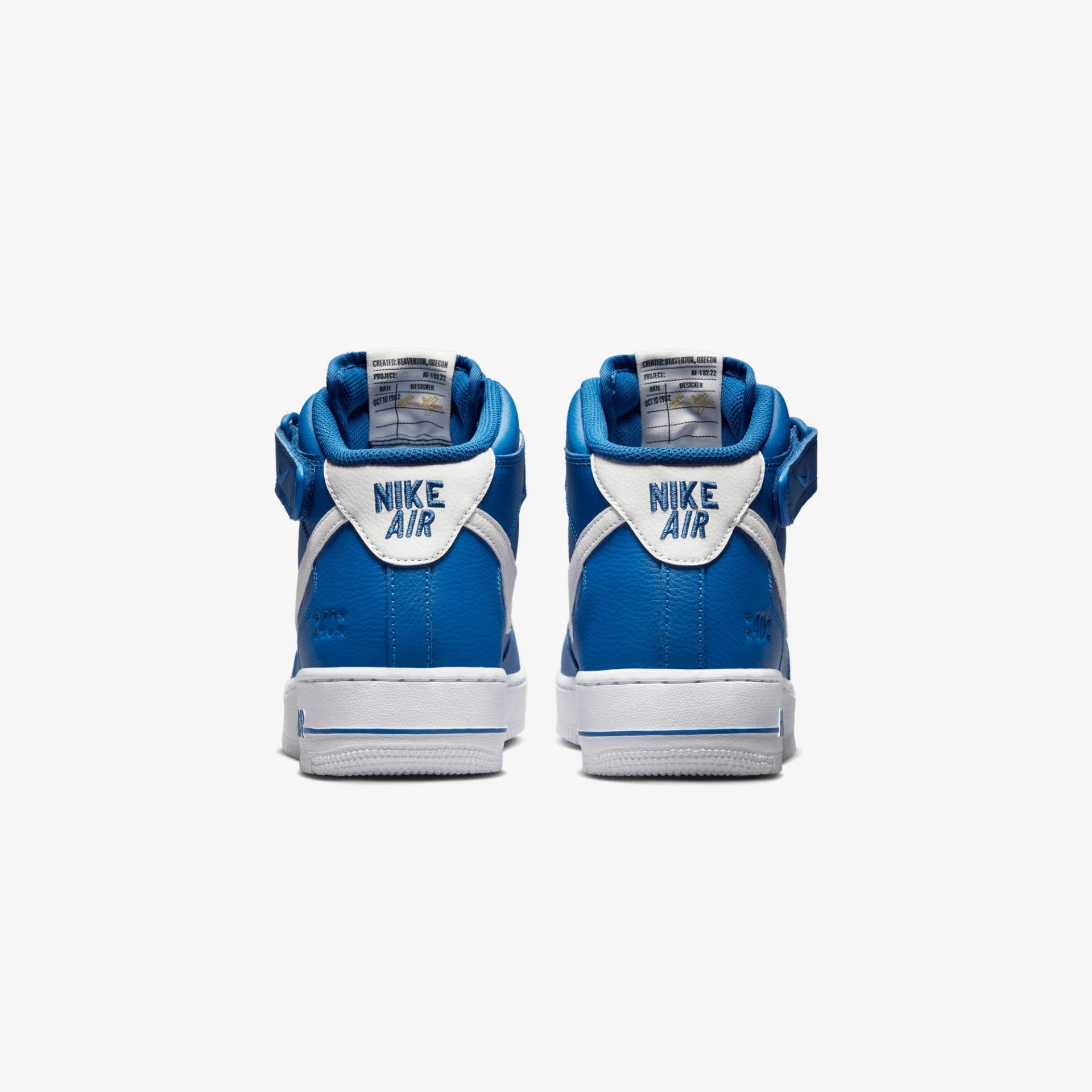Nike | AIR FORCE 1 MID '07 LV8 { BLUE JAY/YELLOW OCHRE