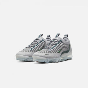 Nike | AIR VAPORMAX 2021 FK SE  { METALLIC SILVER / DARK ATOMIC TEAL
