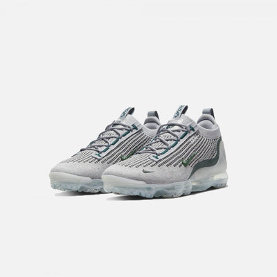 Nike | AIR VAPORMAX 2021 FK SE  { METALLIC SILVER / DARK ATOMIC TEAL
