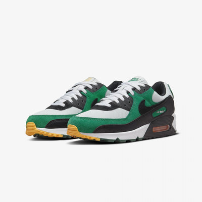 Nike | AIR MAX 90  { PURE PLATINUM /GORGE GREEN