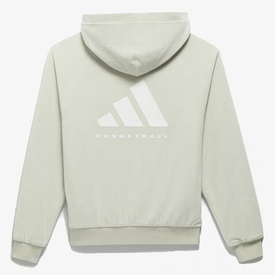 Adidas Originals | BASKETBALL VELOUR HOODIE  { HALO GREEN