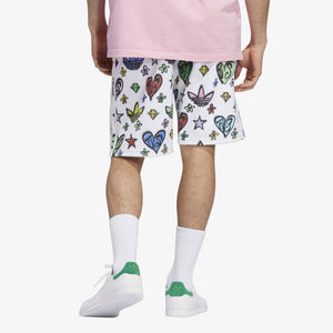 Adidas Originals | JEREMY SCOTT MONOGRAM SHORTS  { MULTI