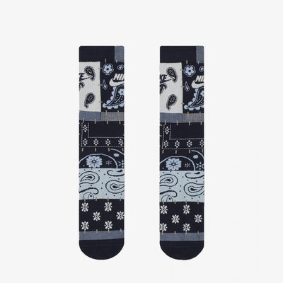 Nike | EVERYDAY ESSENTIAALS CREW SOCKS  { ALUMINIUM / OBSIDIAN