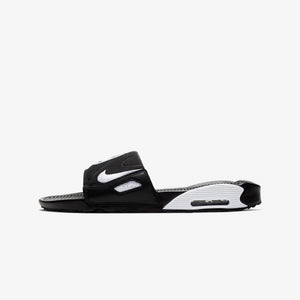 Nike | AIR MAX 90 SLIDES  { BLACK/WHITE