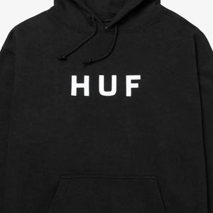 HUF | ESSENTIALS TT HOODIE  { BLACK