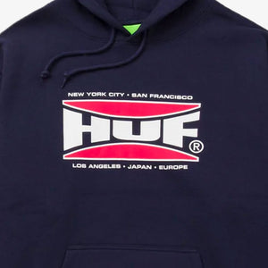 HUF | BOLT HOODIE  { NAVY