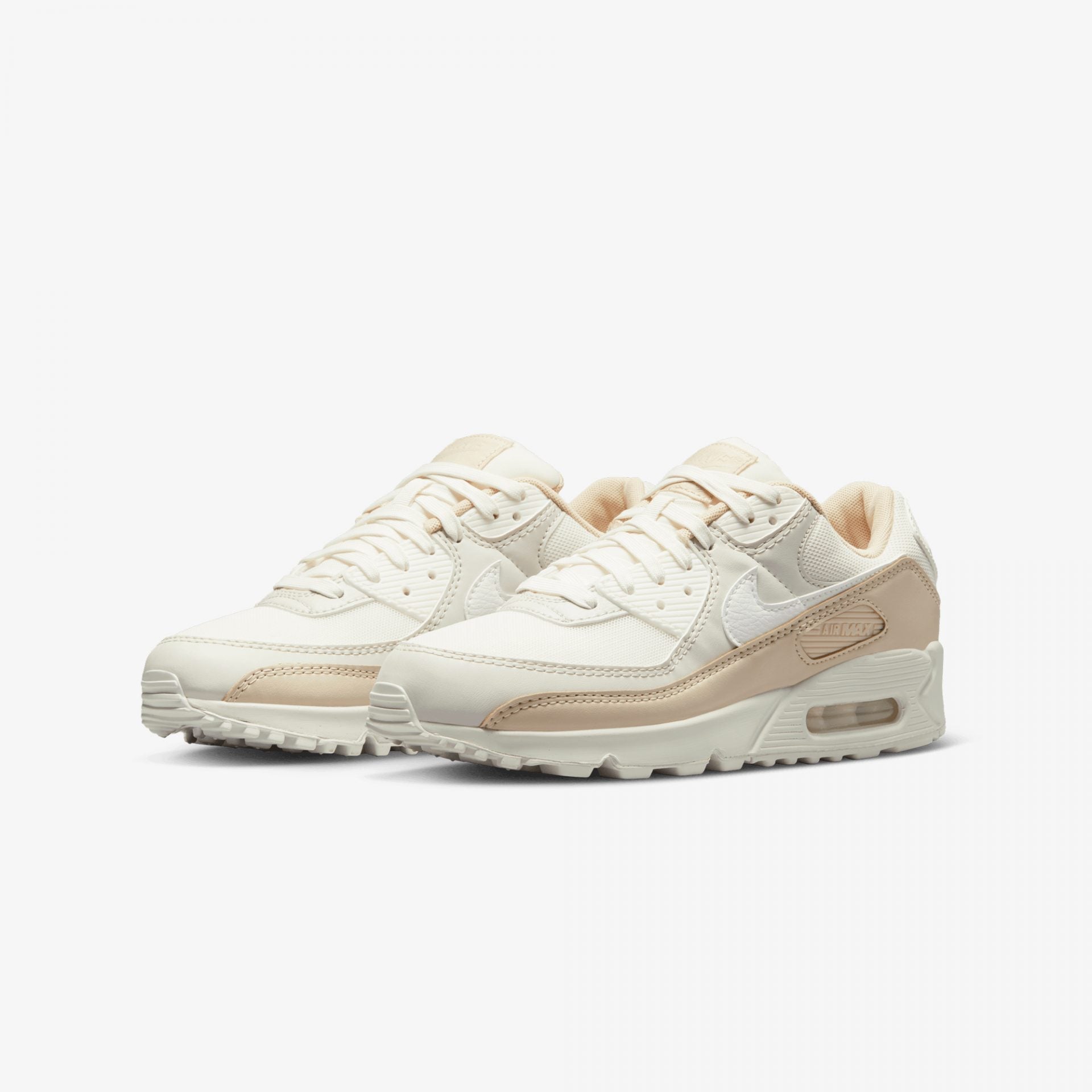 Nike | AIR MAX 90  { PHANTOM/SUMMIT WHITE-SANDDRIFT