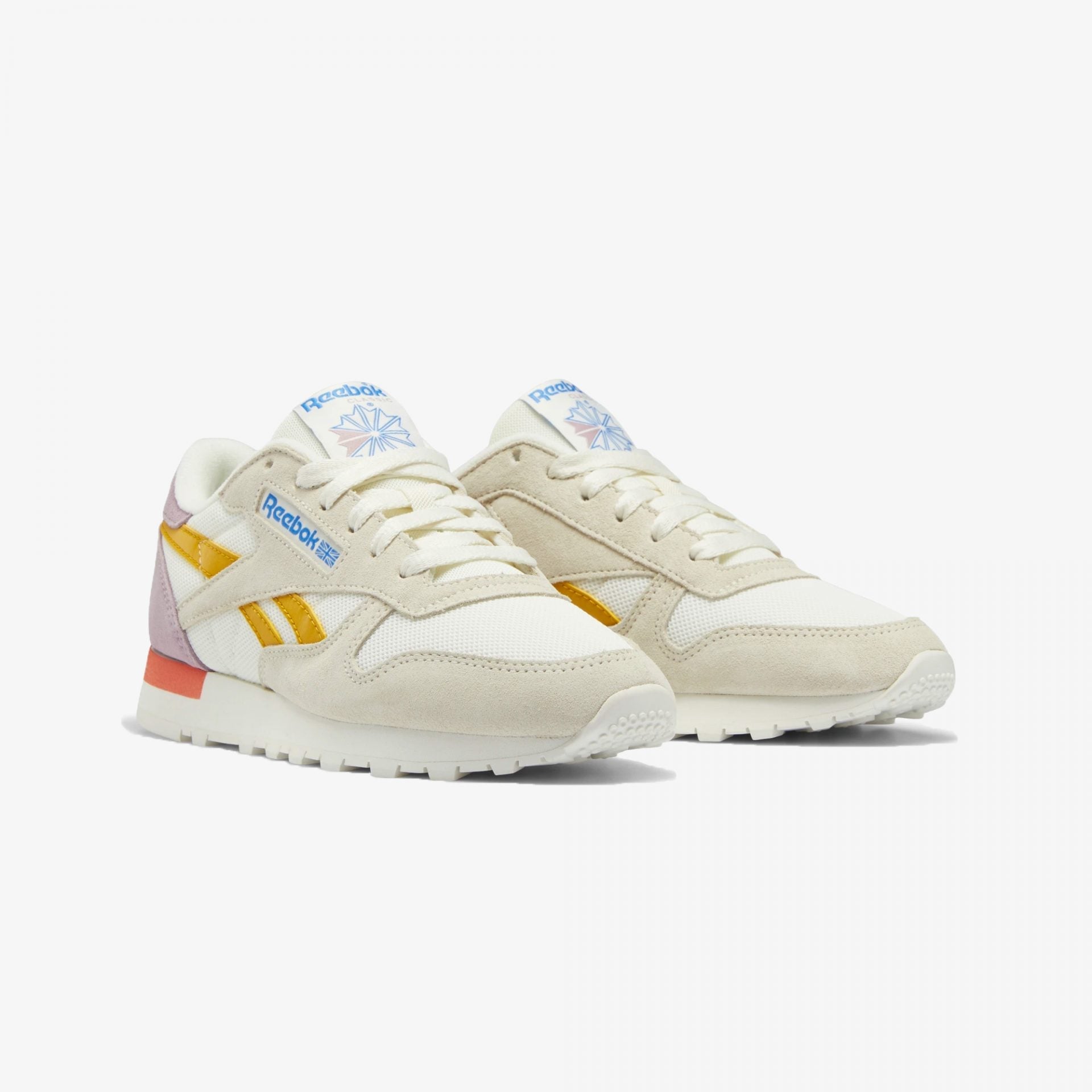 Reebok | CLASSIC LEATHER  { BRIGHT OCHRE / INFUSED LILAC