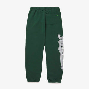 HUF | CRACKERJACK FLEECE PANT  { FOREST GREEN