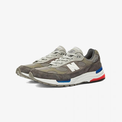 New Balance | 992  { GREY/BLUE-RED