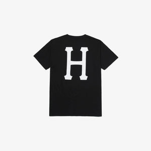 HUF | ESSENTIALS CLASSIC H TEE  { BLACK