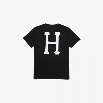 HUF | ESSENTIALS CLASSIC H TEE  { BLACK