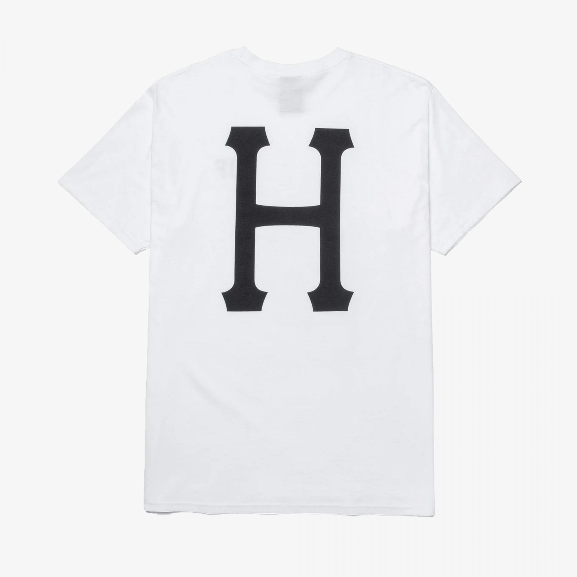 HUF | ESSENTIALS CLASSIC H TEE  { WHITE