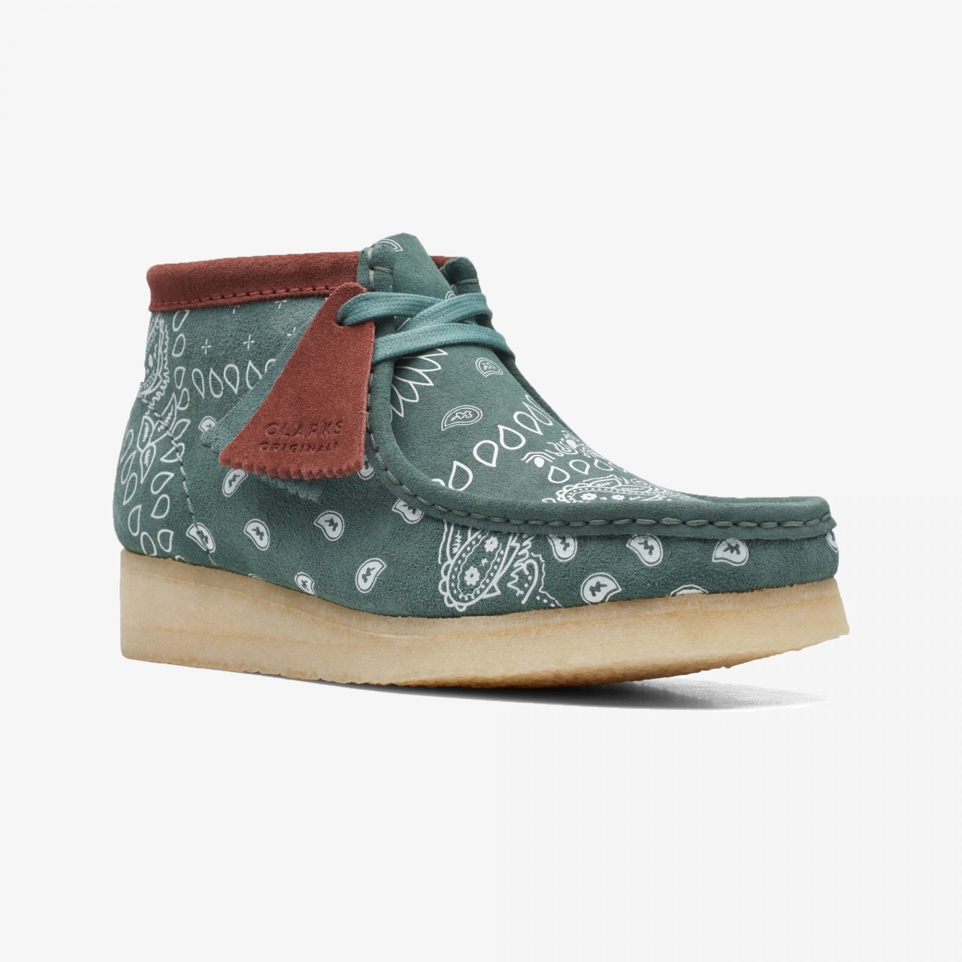 Clarks Originals | WALLABEE BOOT  { GREEN