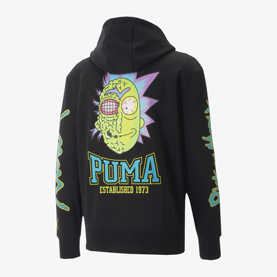 Puma | RICK AND MORTY PULLOVER  { BLACK